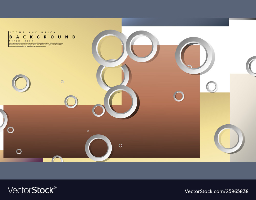 Ring abstract rectangular background with drop vector image Ring abstract rectangular background with drop