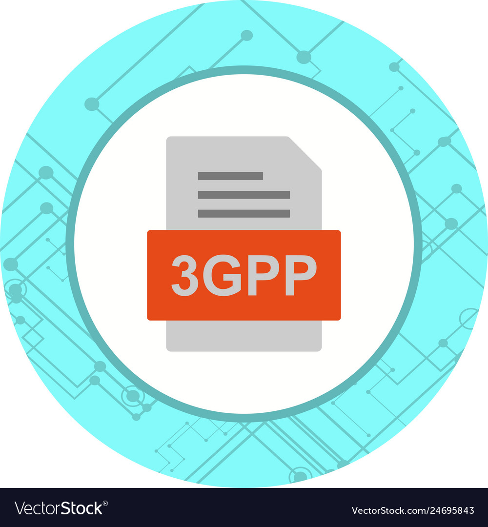 3gpp file document icon