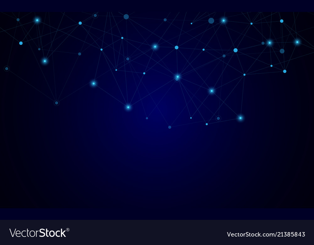 Abstrakte Verbindung Hintergrund mit Linien und Punkten vector image Abstrakte Verbindung Hintergrund mit Linien und Punkten