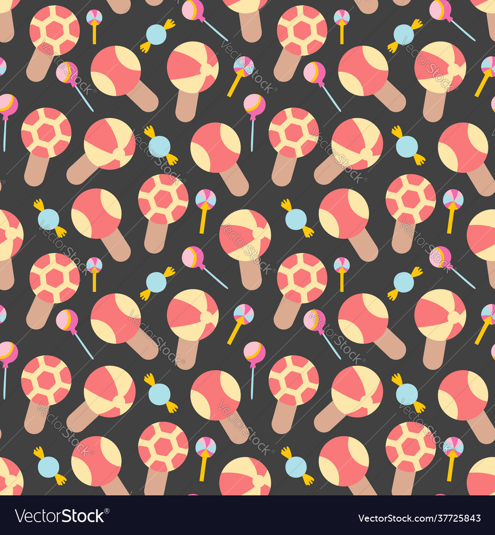 Design patterns with various colorful ice cream vector image Design patterns with various colorful ice cream