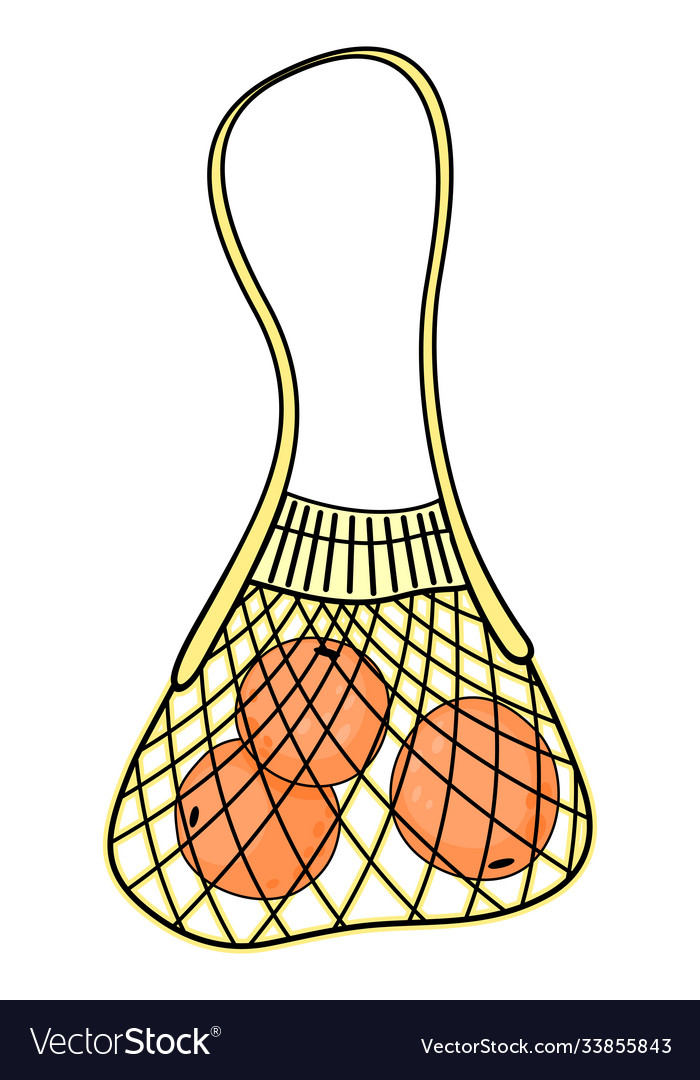 Eco Mesh Bag with Oranges