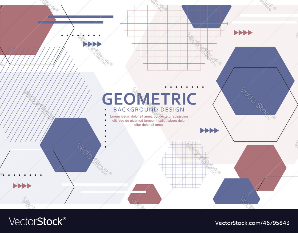 Geometric background with abstract polygonal