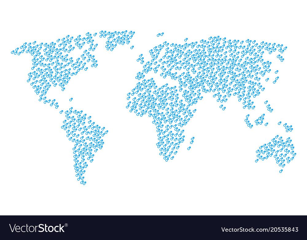 Global map mosaic of mars symbol items
