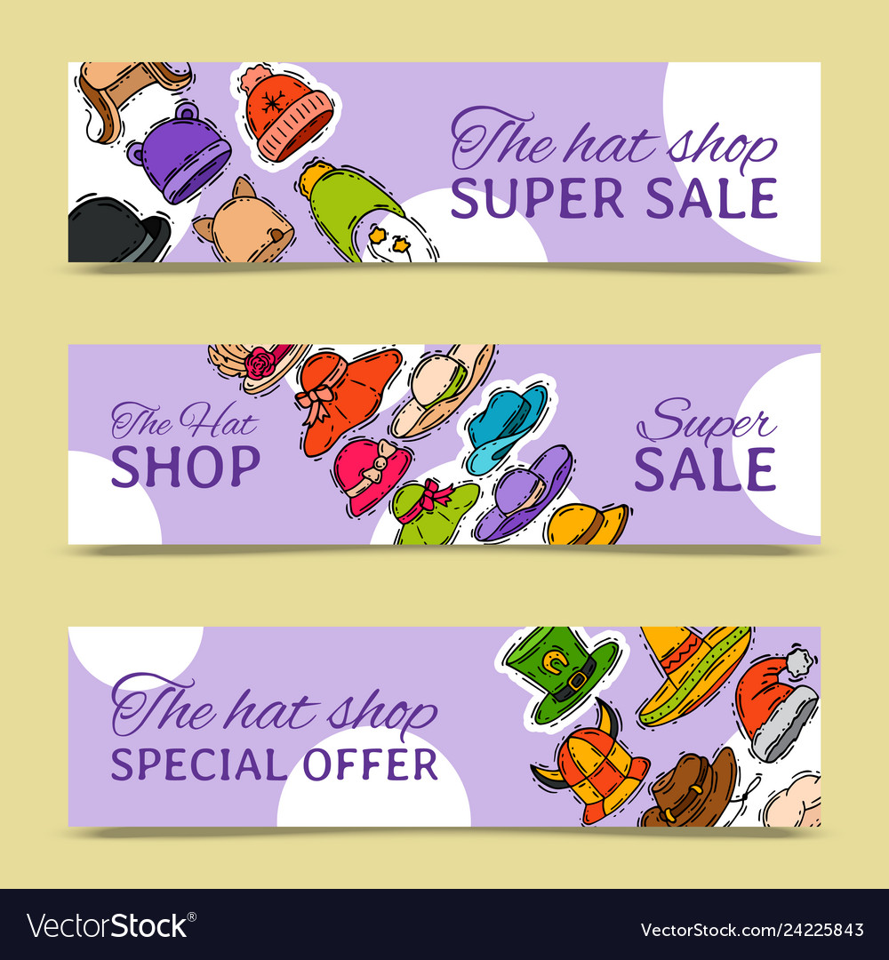 Hats & Accessories Sale Banner