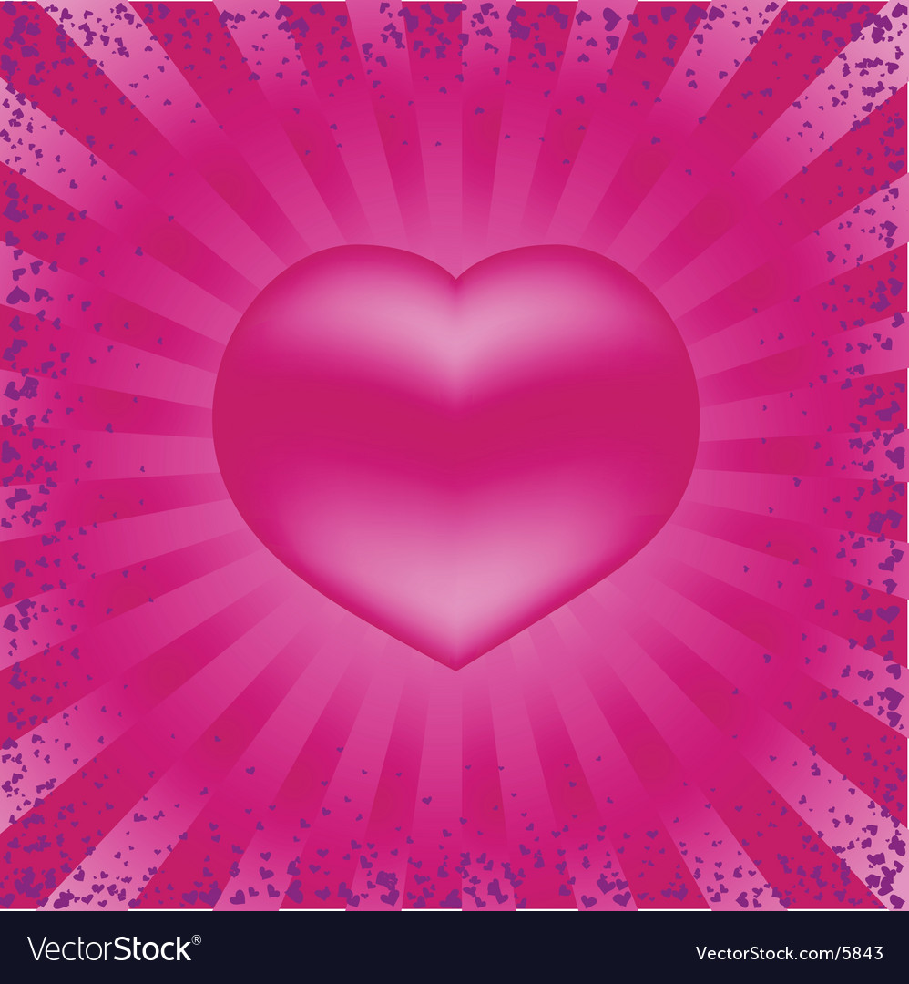 Heart background Royalty Free Vector Image - VectorStock