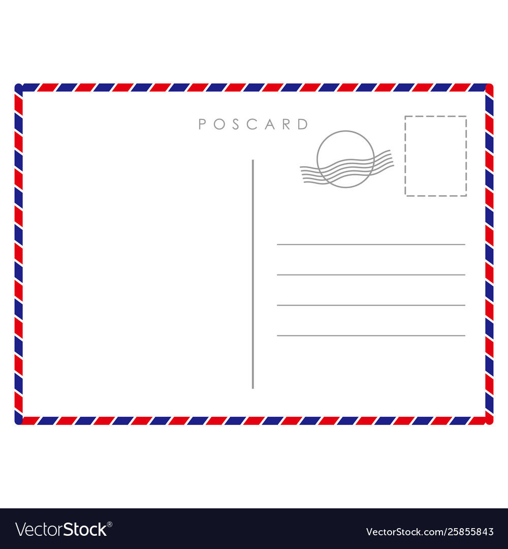 Standard Postcard Template