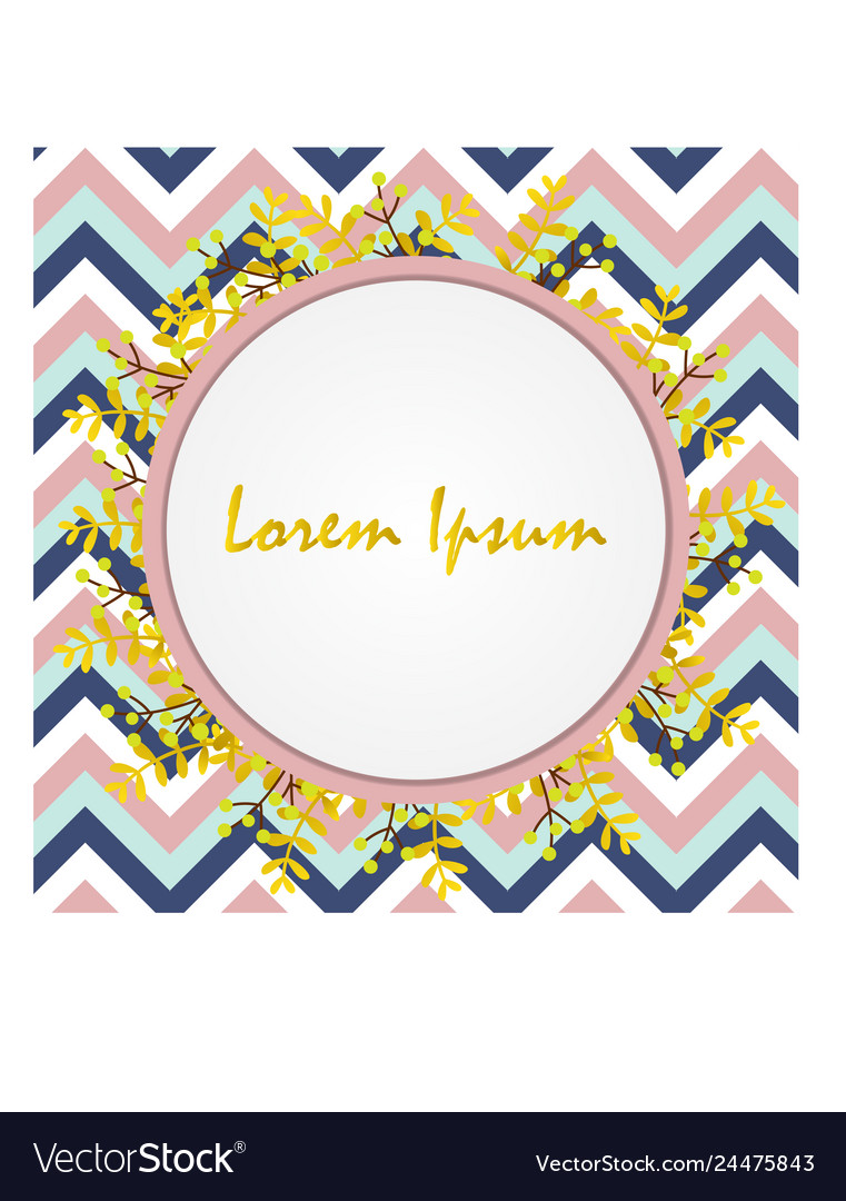 Spring with triangle background