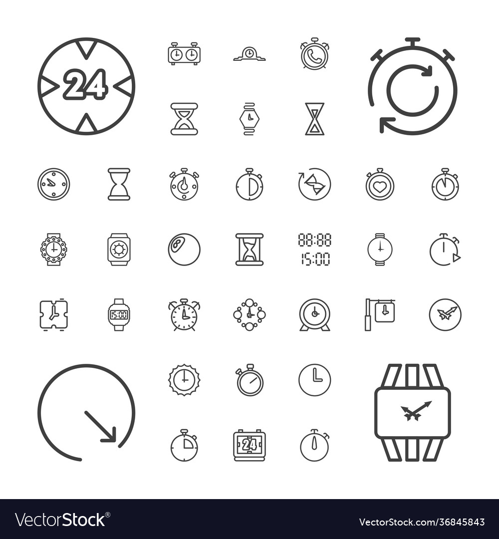 Timer icons