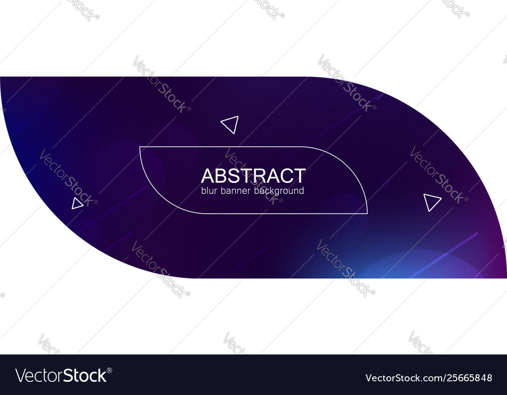 Abstract banner with gradient shapes