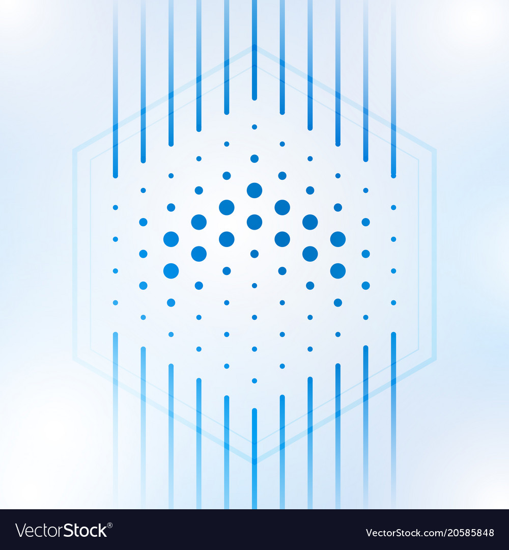 Geometric network abstract background