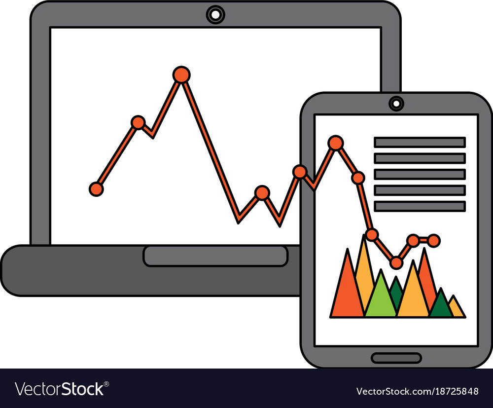 Graph chart icon image