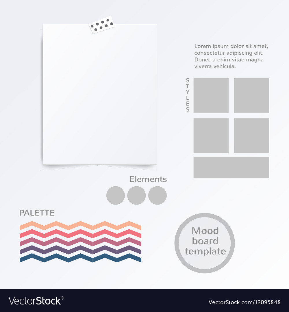mood board template royalty