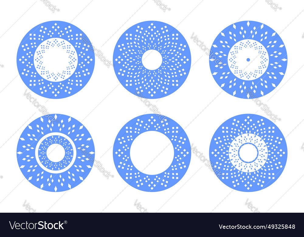 Radial circle patterns