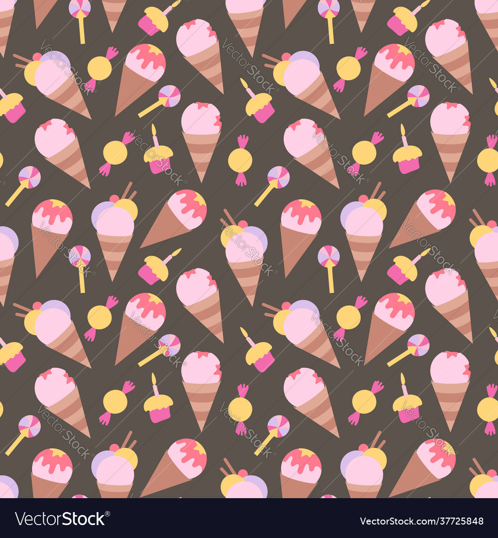 Seamless background pattern with many different vector image Seamless background pattern with many different