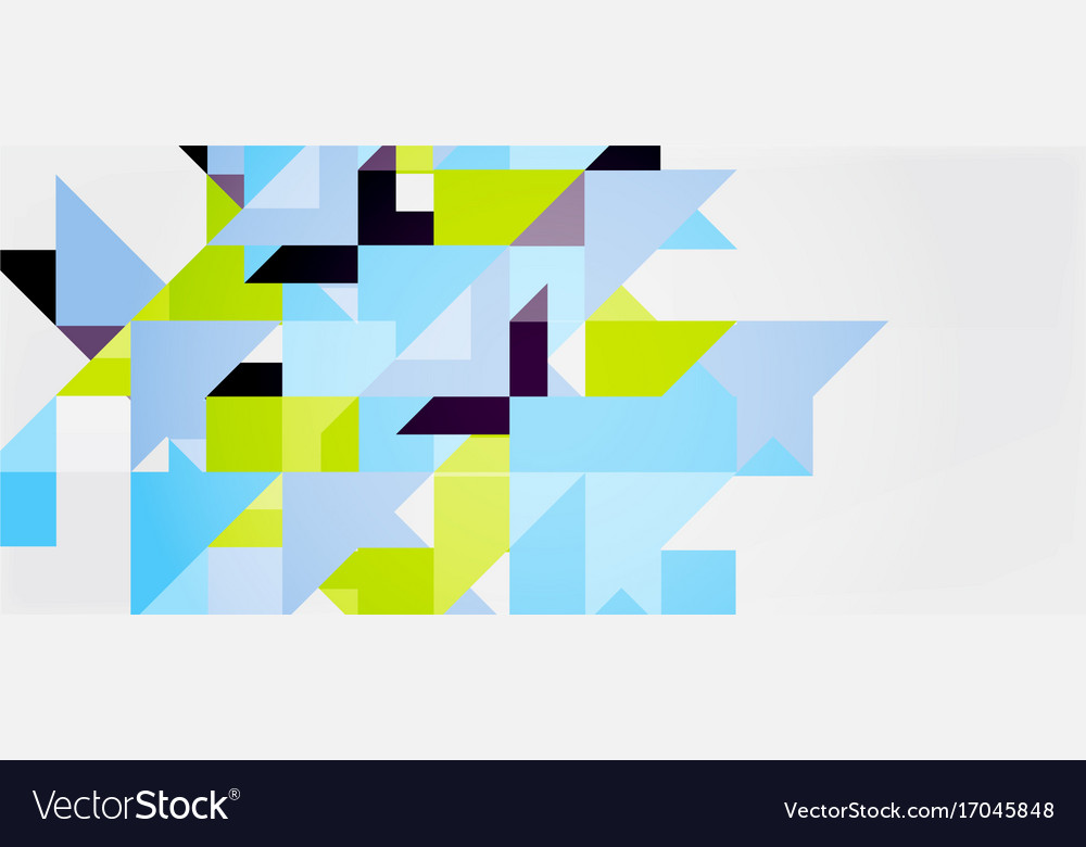 Triangle pattern design background