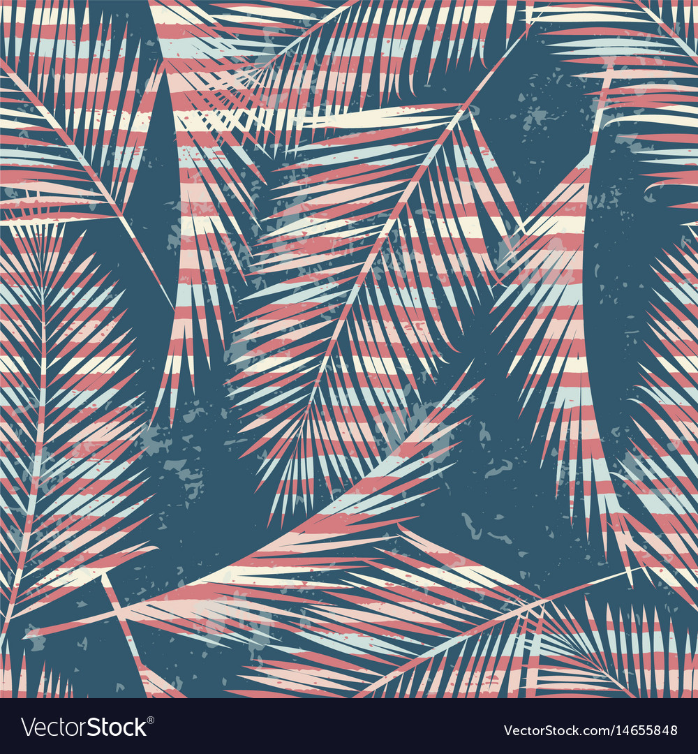 Tropical Palm Pattern