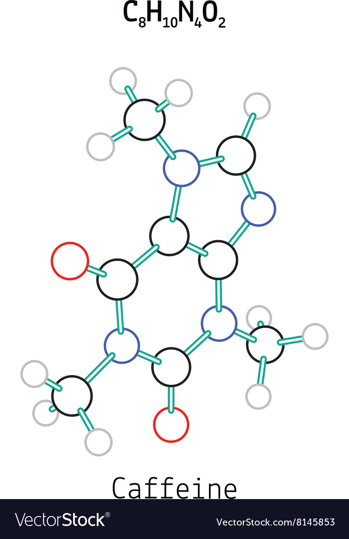 Caffeine Molecule 3D Structure