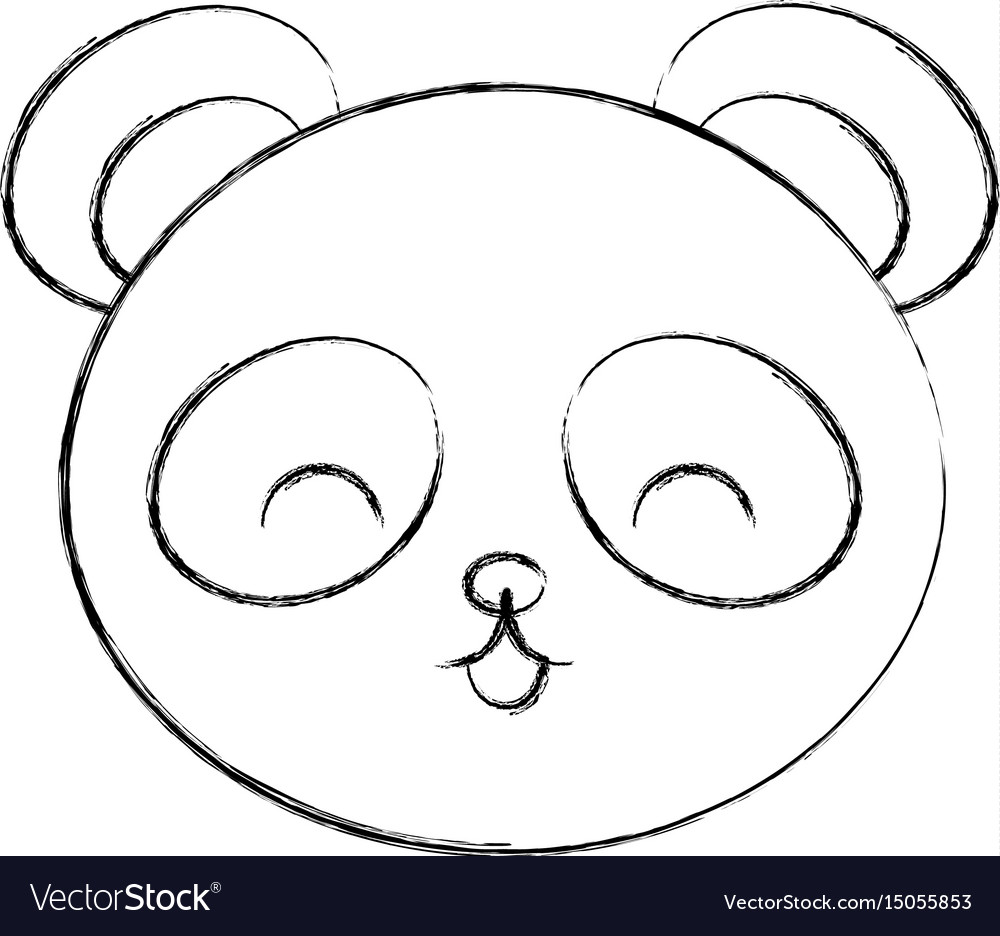 Cute Panda Face Vector Icon Stock Vector (Royalty Free) 670060813 |  Shutterstock