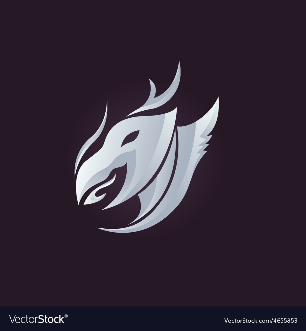 dragon logo royalty free vector image vectorstock