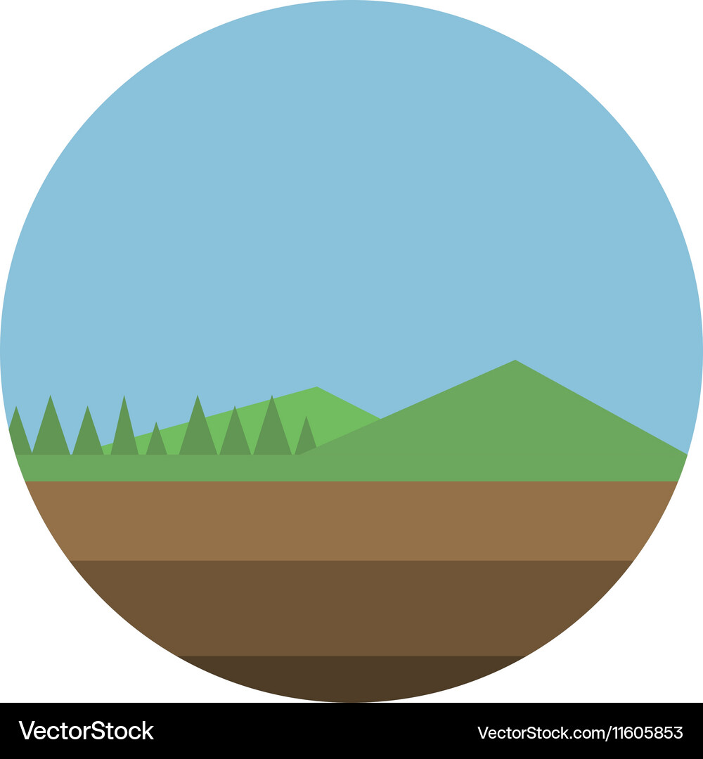 Forest background Royalty Free Vector Image - VectorStock