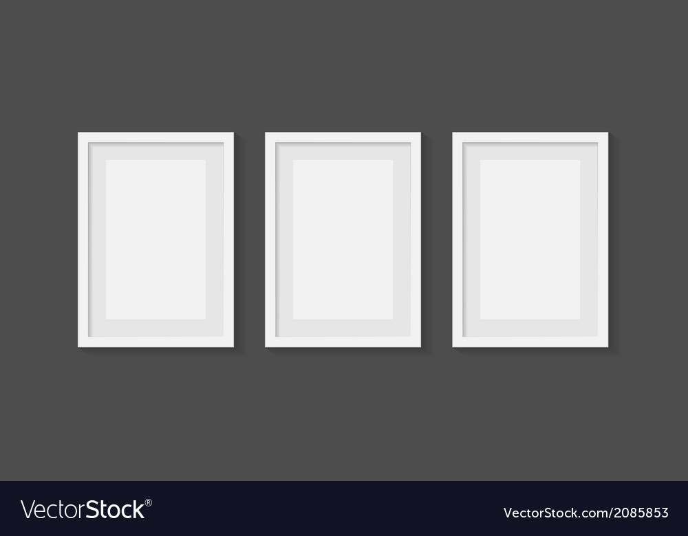 Frame on wall for your text and images