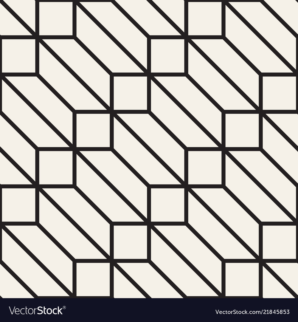Geometric Line Tiling Pattern