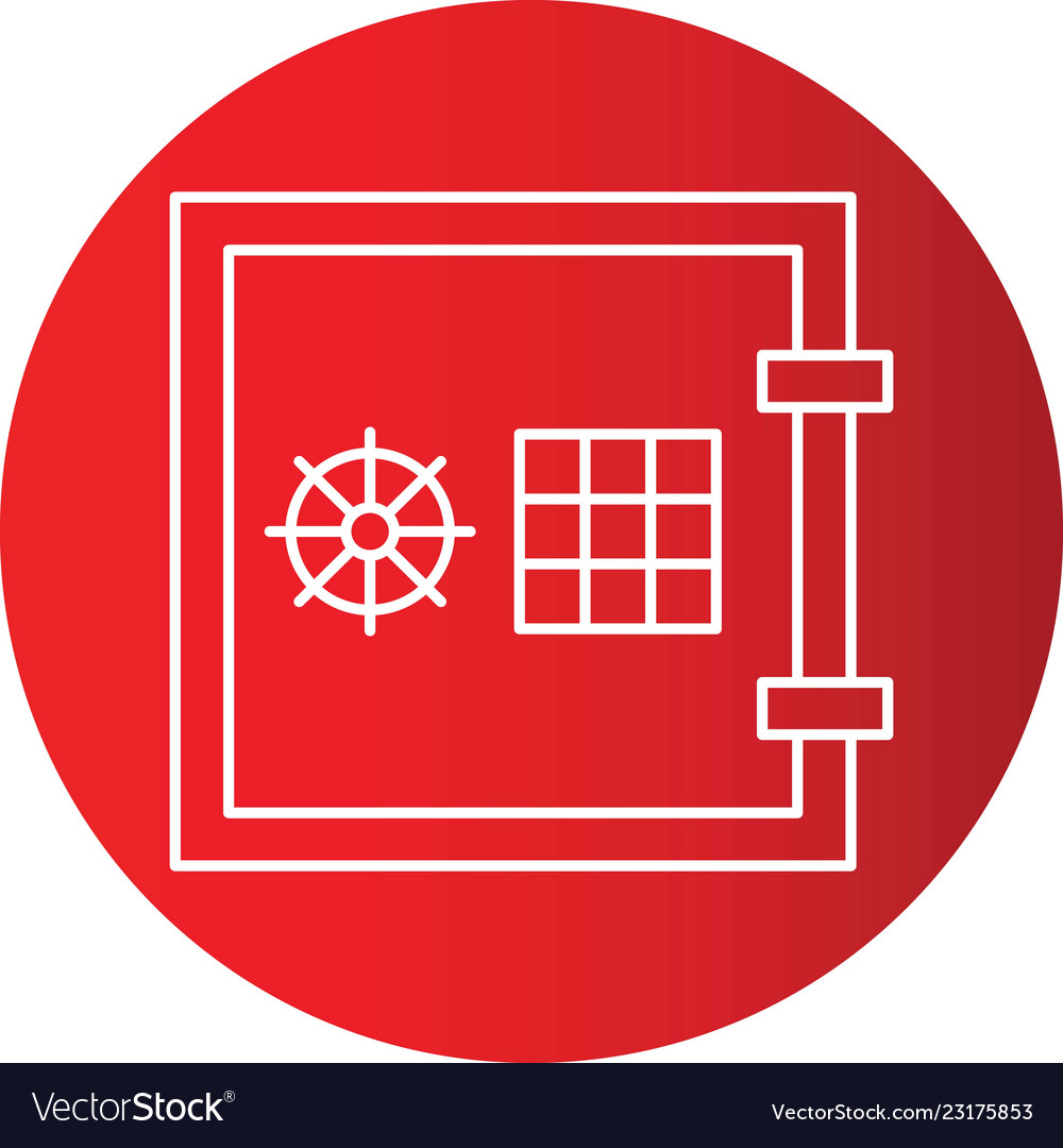 Gradient line circle perfect icon or pigtogram