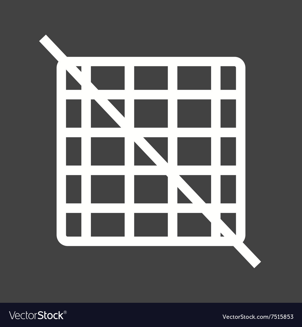 Grid off Royalty Free Vector Image - VectorStock