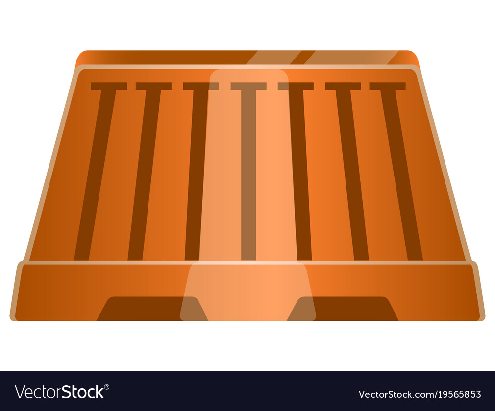 Isolated traffic barricade