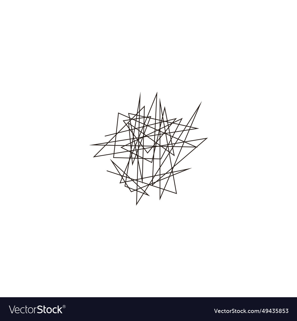 Lines correct abstract geometric symbol simple