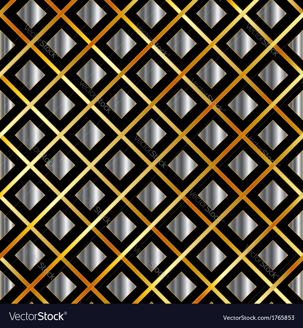 Metallic Grid Pattern