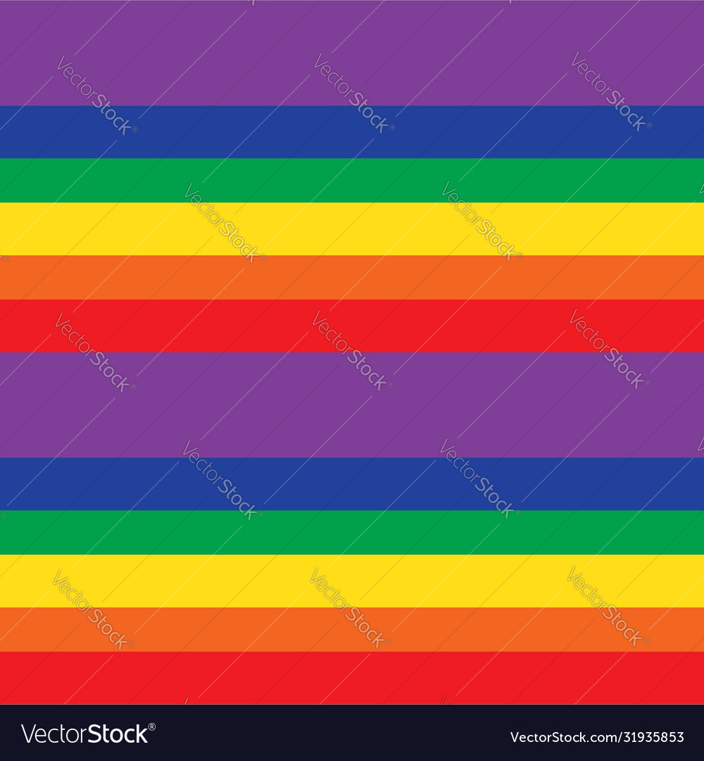 Rainbow stripe seamless pattern background