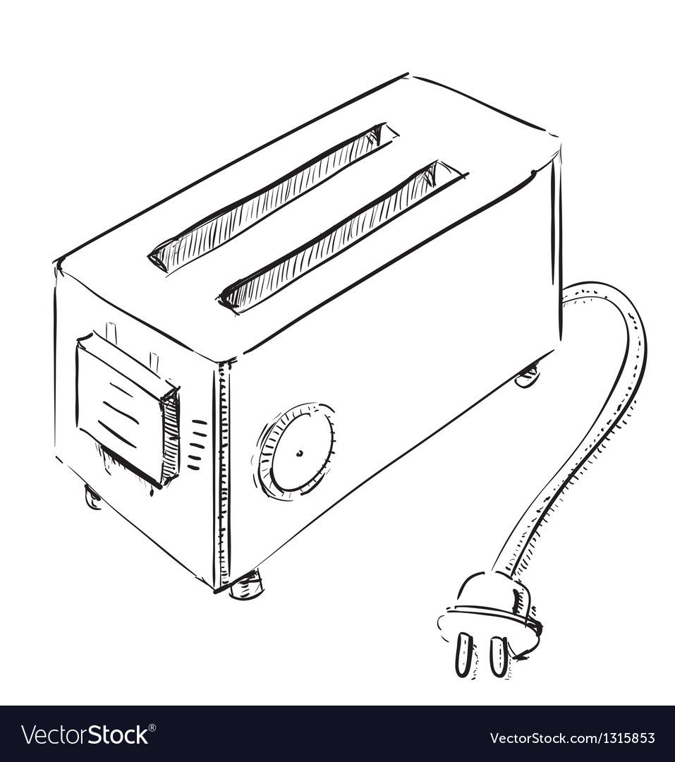 Retro old school toaster