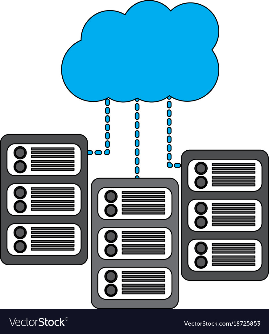 Server web hosting icon image