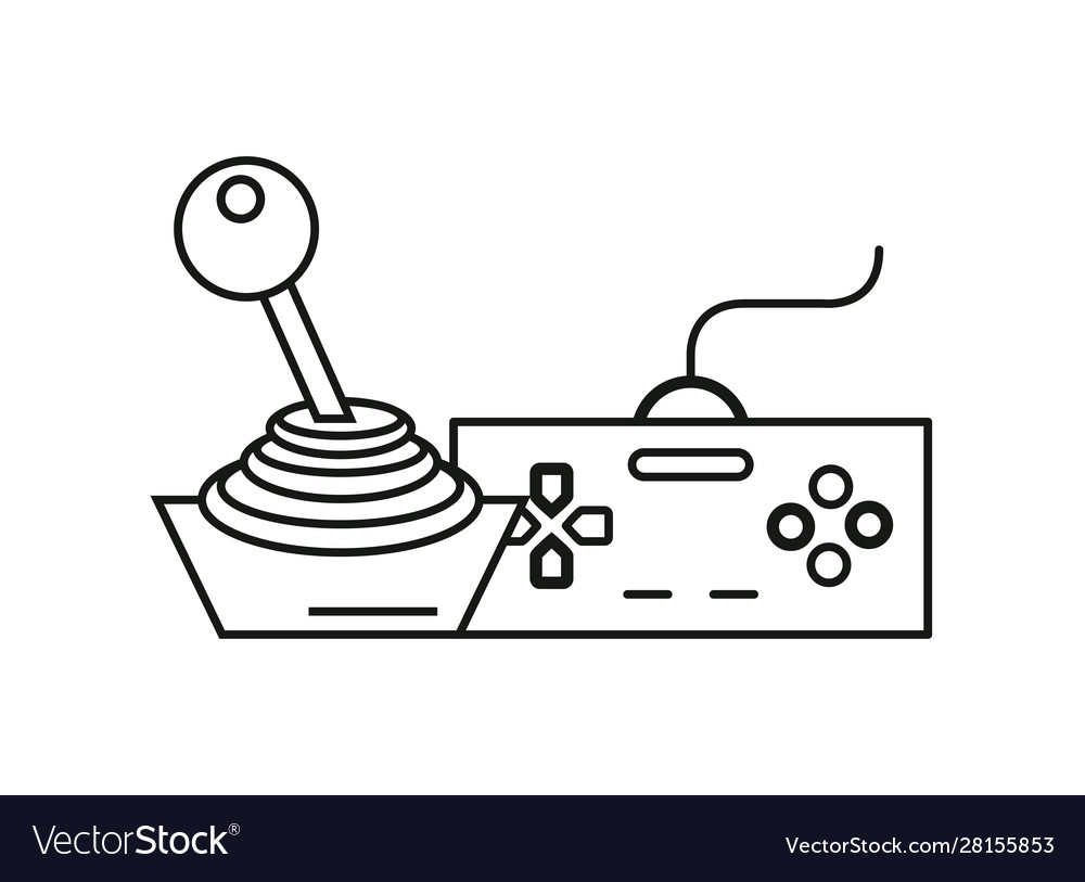 Video game control handle with joystick