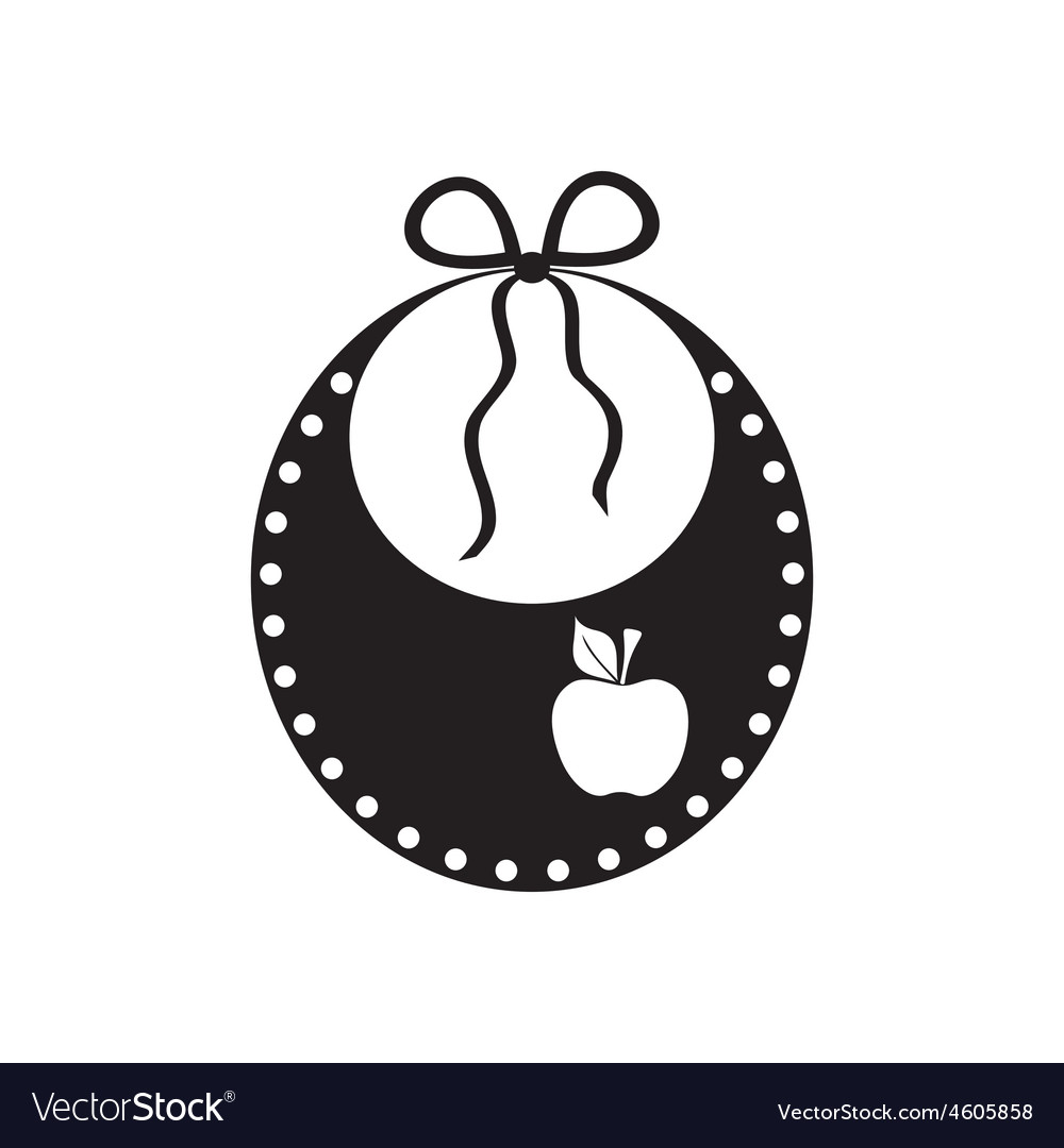 Download Baby bib Royalty Free Vector Image - VectorStock