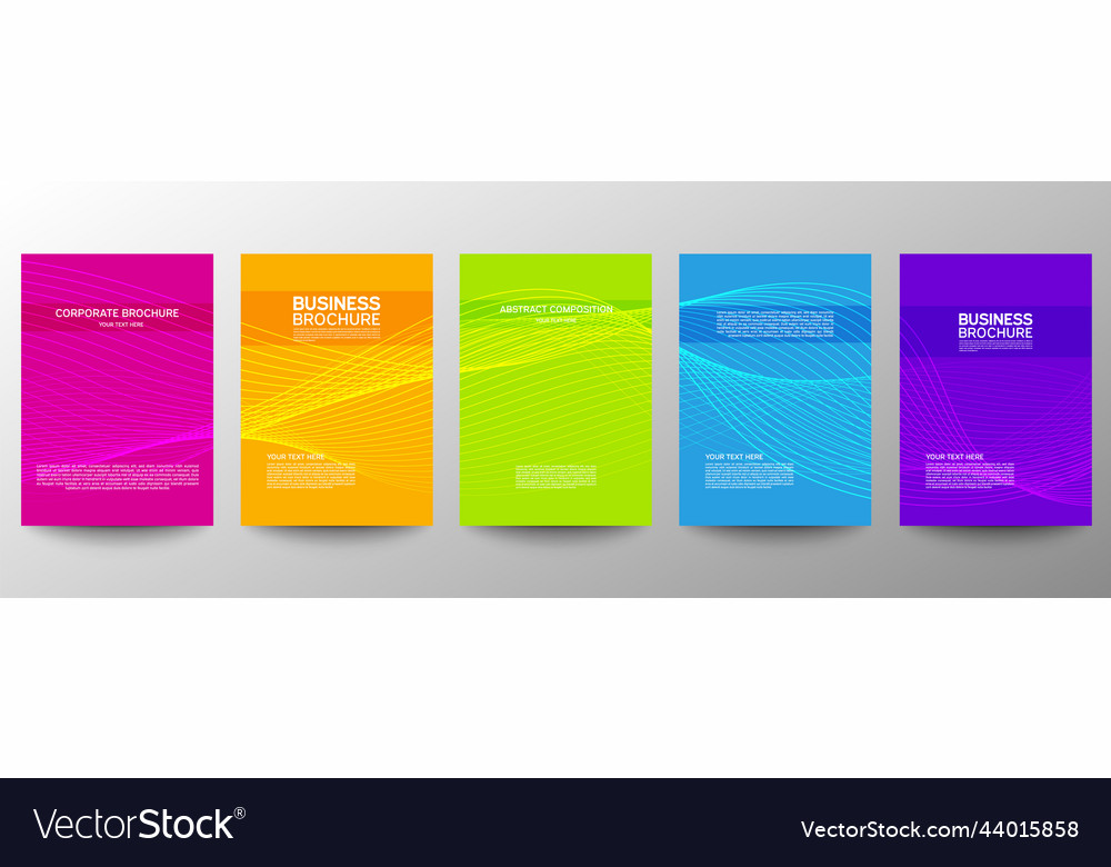 Cover geometric minimal set abstract line pattern vector image Cover geometric minimal set abstract line pattern