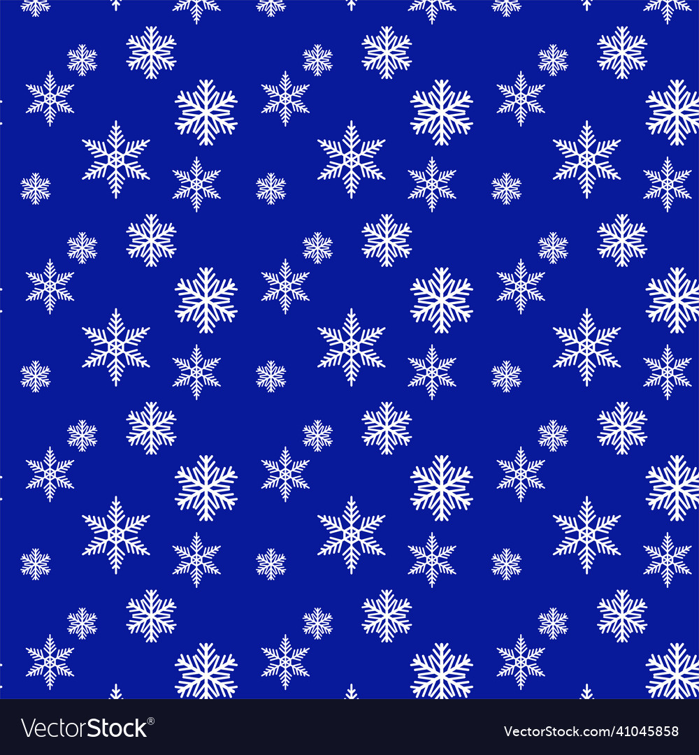 Snow pattern vector image Snow pattern