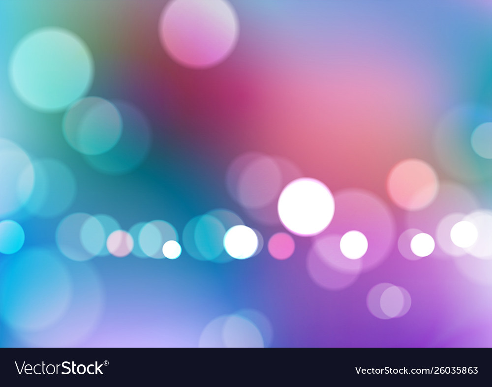 Abstract bokeh light colors background
