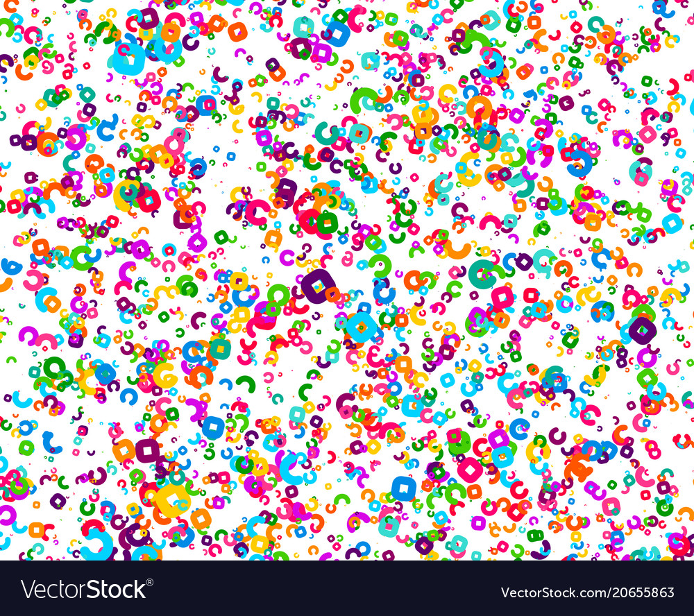 Abstract geometric pattern colored shapes vector image Abstract geometric pattern colored shapes