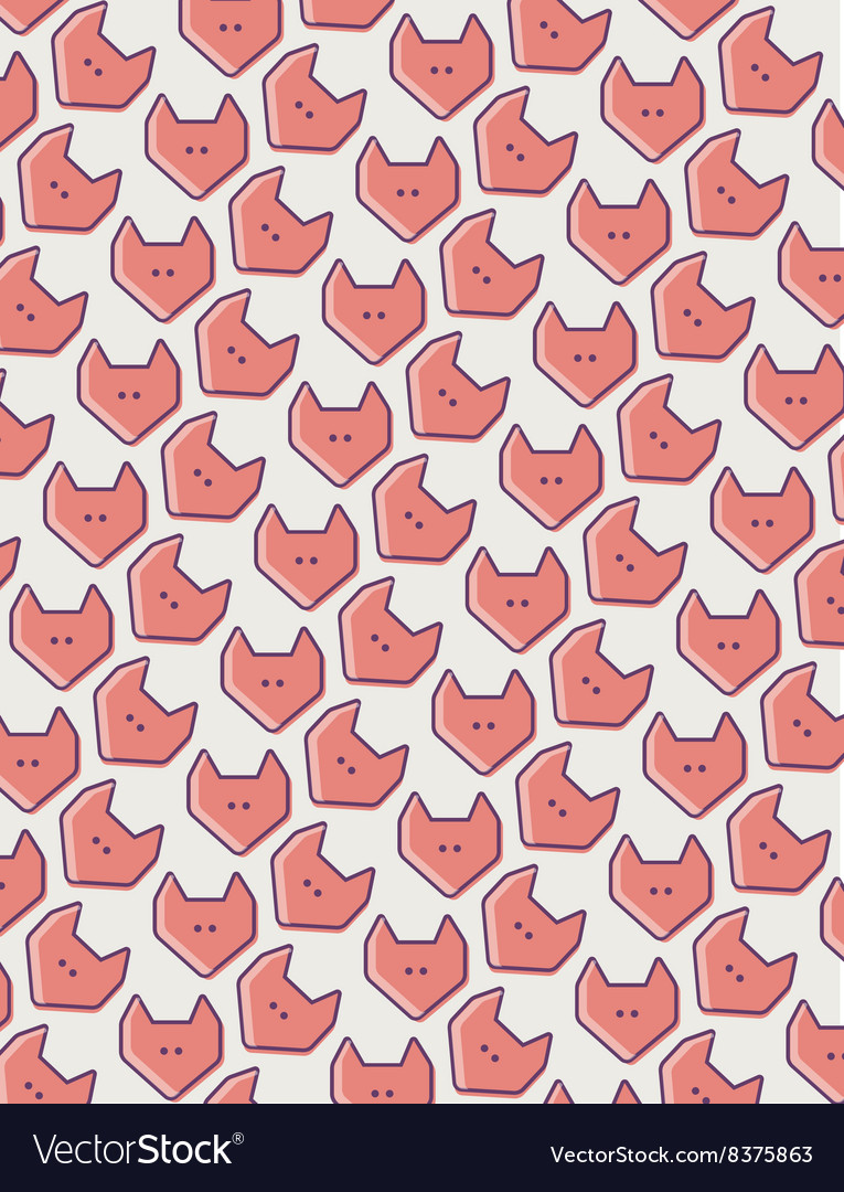 Fox face pattern