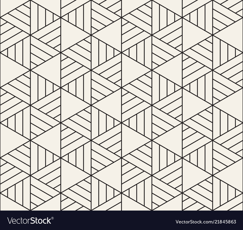 Geometric Line Tiling Pattern