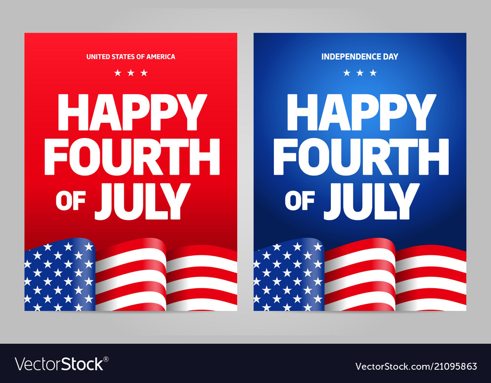 Happy independence day 4 th july usa vector image Happy independence day 4 th july usa