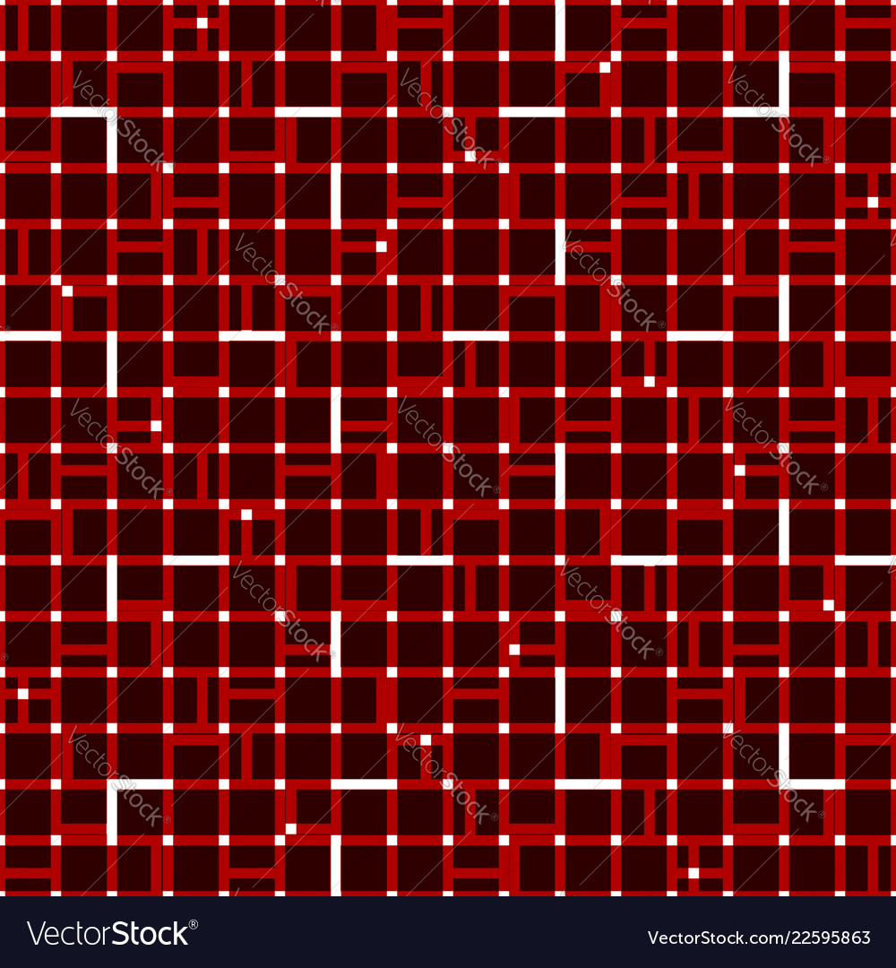 Irregular grid mesh with squares seamlessly vector image Irregular grid mesh with squares seamlessly