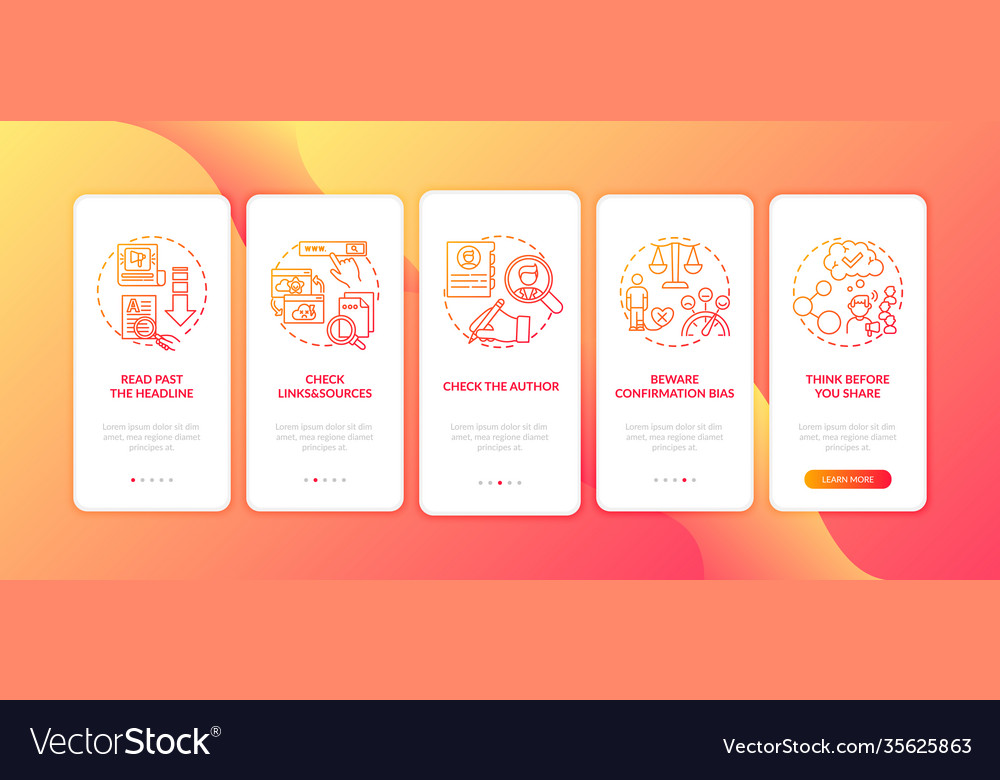 Misleading information checking onboarding mobile