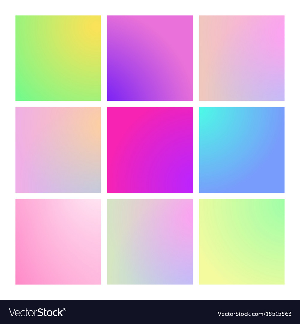 Modern gradient set abstract background
