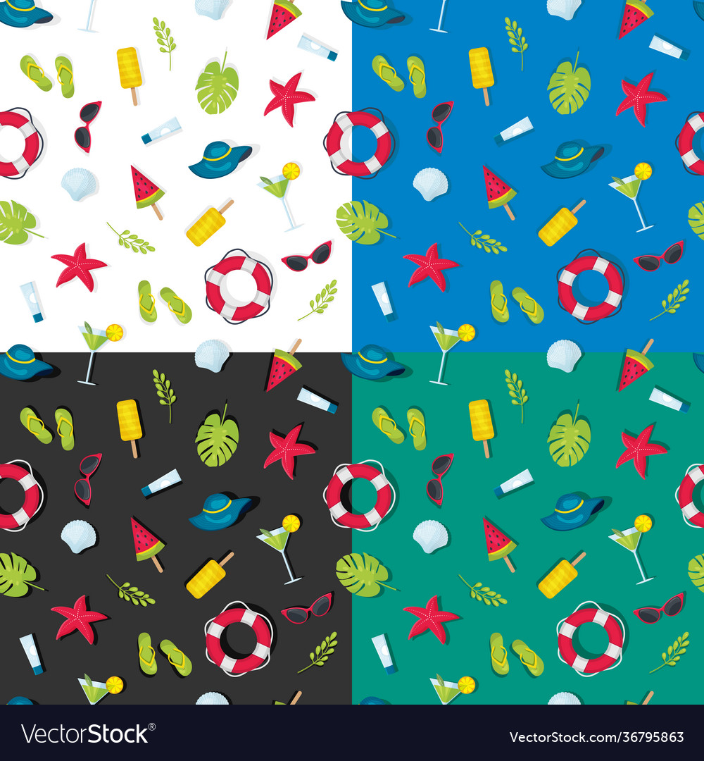 Set patterns summer elements