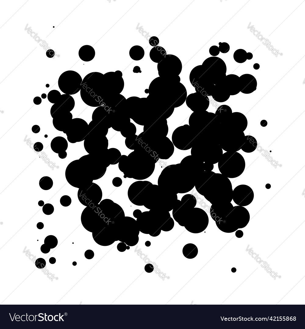Abstract overlapping circles pattern