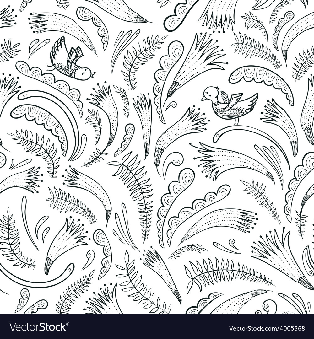 Botanical Sketch Pattern