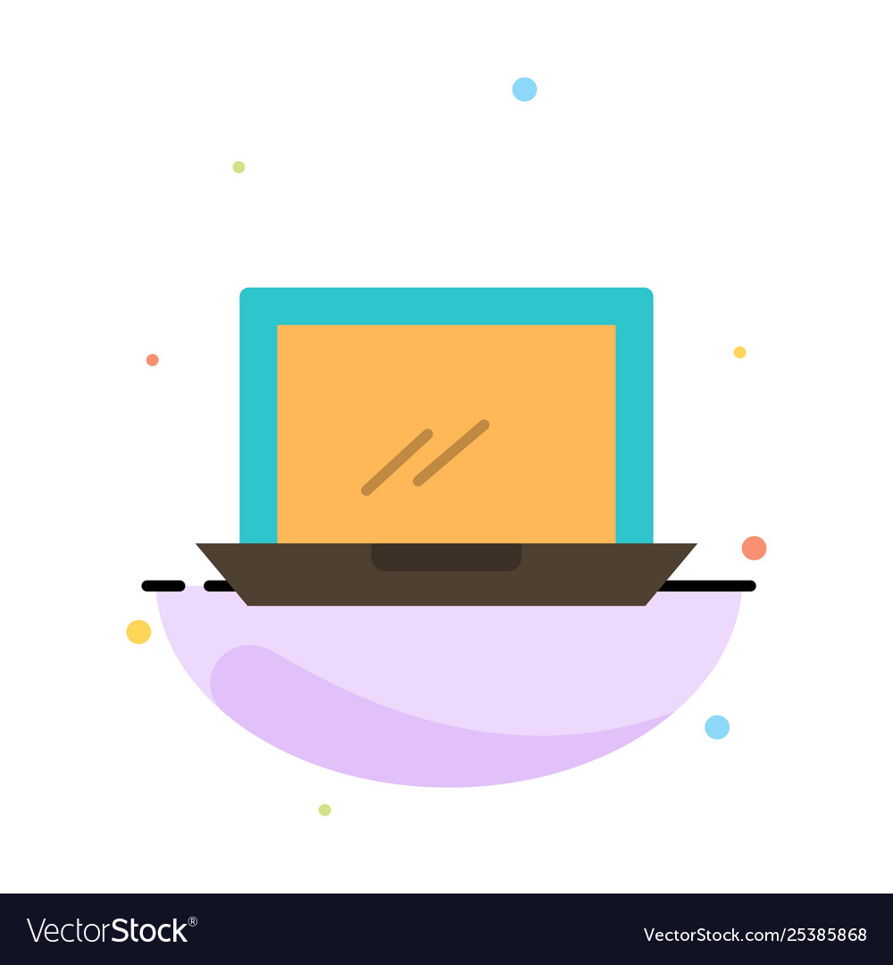 Computer desktop device hardware pc abstract flat Vector Image Computer desktop device hardware pc abstract flat